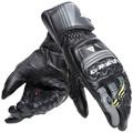 Dainese Druid 4 Guanti Moto, nero-grigio-giallo, dimensione L