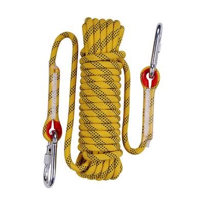 Rhafayre - Corde de Sécurité d'escalade Extérieure, Anti-déchirures Alpinisme Sauvetage Corde, 12mm
