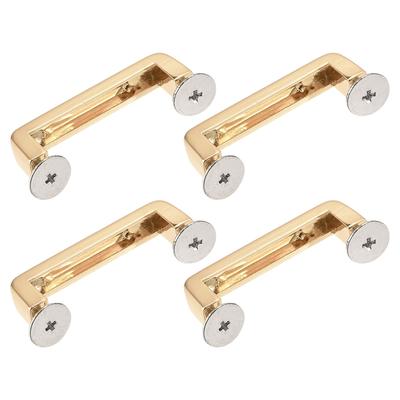 Purse Strap Rings, 4Pcs 40mm Detachable Shackle Buckle for Bag, Gold - Gold Tone