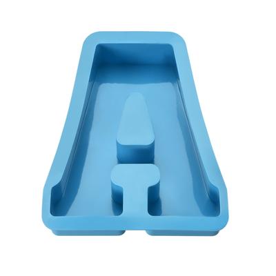 Large Letter Resin Models Alphabet A Silicone Blue 6" for DIY Crafts