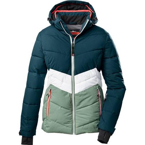 Damen Funktionsjacke KSW 1 WMN SKI QLTD JCKT, Größe 42 in gr ngrau / wei / petrol