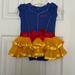 Disney Dresses | Babygirlsnow White Onesie Costume By Disney Sz 6m | Color: Blue/Gold | Size: 6mb