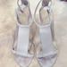 Burberry Shoes | Burberry Prorsum White Lthr Heels, Size 38 | Color: White | Size: 8