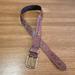 Levi's Accessories | Levi's Leather Belt With Woven Leather Details Size M 34/36 | Color: Brown/Gold | Size: M