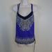 Athleta Swim | Athleta Tankini Top Women's Swimwear Sz. Small Purple Navy | Color: Blue/Purple | Size: S