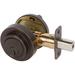 Delaney Hardware Single Cylinder Deadbolt Zinc in Brown | 2.56 H x 2.56 W x 0.93 D in | Wayfair 345007