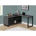 "Computer Desk / Home Office / Corner / Storage Drawers / 72""L / L Shape / Work / Laptop / Metal / Laminate / Grey / Black / Contemporary / Modern - Monarch Specialties I 7715"