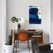 East Urban Home 'Amore I' Print on Canvas Canvas/Metal in Black/Blue/White | 40 H x 26 W x 1.5 D in | Wayfair 0B6D4ABB8F6C4CDC9731F1DD1BDF69A0