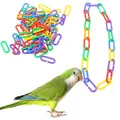 Jouet de perroquet C-clip en plastique crochet C-exhausJOToys pour conure grise africaine