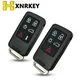 XNRKEY-Coque de clé de voiture intelligente à 5 ou 6 boutons housse de clé à distance de