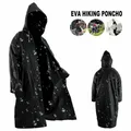 Manteau de pluie épaissi pour homme et femme imperméable à la mode noir 145x68CM unisexe 1