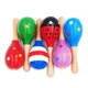 Marteau à sable en bois pour bébés et tout-petits hochets Maraca en bois jouet musical pour