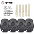 KEYYOU – porte-clés de voiture pour Renault pour Renault Megane Modus Espace Laguna Duster