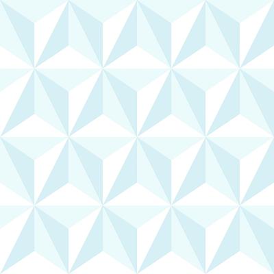 Chesapeake Adella Sky Blue Geometric Wallpaper - 20.9 x 396 x 0.025