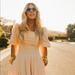 Free People Dresses | Free People Ain’t She A Beaut Midi Maxi Dress Xs Peach | Color: Cream/Yellow | Size: Xs