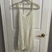 American Eagle Outfitters Dresses | American Eagle White Lace Flowy Mini Dress With Adjustable Straps Size M | Color: White | Size: M