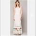 Free People Dresses | Free People Fiesta Fleur Slip Lace Embroidered Vintage Maxi Dress No Slip | Color: White | Size: S