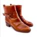 J. Crew Shoes | J. Crew Parker Moto Buckle Ankle Boots | Color: Brown | Size: 6.5