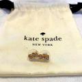 Kate Spade Jewelry | Kate Spade Ready Set Bow Pav Rose Gold Bow Stud Earrings | Color: Pink/Silver | Size: Os