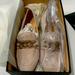J. Crew Shoes | J.Crew Suede Charlie Loafers With Lucite Links. Made In Italy Never Worn. | Color: Tan | Size: 6.5