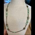 J. Crew Jewelry | J. Crew Light Green Necklace | Color: Gold/Green | Size: Os