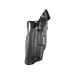 Safariland 6360 Level III Retention ALS/SLS Duty Mid-Ride Holster Smith & Wesson M&P 9/Smith & Wesson M&P 40 Right Hand STX Plain Black 6360-2192-411