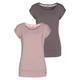 Yoga & Relax Shirt OCEAN SPORTSWEAR "Soulwear - Essentials Shirts" Gr. 36, bunt (rose, mauve (shirts aus nachhaltigem material)) Damen Shirts kurzarm