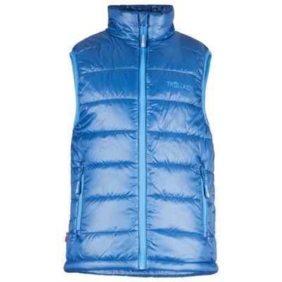 Trollkids - Kids Trondheim Vest - Kunstfaserweste Gr 116 blau
