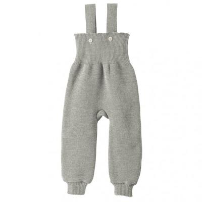 disana - Kid's Strick-Trägerhose - Overall Gr 74/80 grau