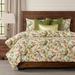 Smithsonian Hummingbirds Floral Print Duvet Cover & Insert Set Polyester/Polyfill/Microfiber in Brown/Green/Orange | Wayfair FLJE-XDUFL7