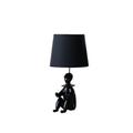 Trinx Elouan 21.25" Table Lamp Resin/Fabric in Black | 21.25 H x 11 W x 11 D in | Wayfair 973575DDC7FD48EDA94A9FC8C84BA57F