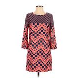 Traffic People Casual Dress - Shift: Pink Graphic Dresses - Women's Size X-Small