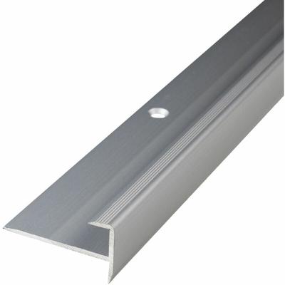 PROVISTON Treppenkanten- & Winkelprofil Aluminium 36 x 18.5 x 1000 mm Silber Winkelprofil - Silber