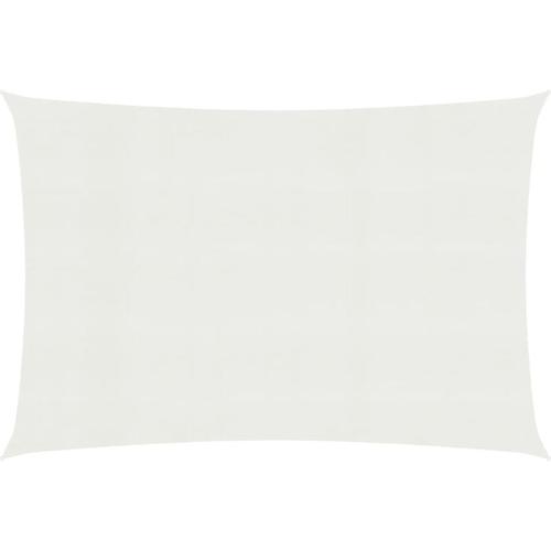 Sonnensegel,Sonnenschutzsegel 160 g/m² Weiß 3×4,5 m hdpe vidaXL
