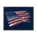 Trinx Flag Pledge Metal Wall Decor Metal in Blue/Gray/Red | 12.5 H x 16 W x 0.03 D in | Wayfair DD493D8F734C4EB985D4491D6A9E2502