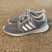 Adidas Shoes | Adidas Gray And White Cloudfoam Running Shoe, Athletic Shoe, Like New, Nwot | Color: Gray/White | Size: 8.5