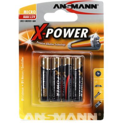 Ansmann X-Power Alkaline AAA Battery (4-pack)