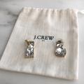 J. Crew Jewelry | J Crew Diamond Drop Earrings Never Worn | Color: Gold | Size: Os