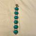 J. Crew Jewelry | J. Crew Turquoise Bracelet | Color: Blue/Gold | Size: Os