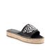 Anthropologie Shoes | Anthropologie Envie Maypo Embellished Flatform Espadrilles | Color: Black/Tan | Size: 10