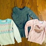 Ralph Lauren Shirts & Tops | Girls Toddler Sweater Bundle Set 3t Ralph Lauren Children’s Place | Color: Gray/Pink | Size: 3tg