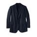 Men's Big & Tall KS Signature 2-Button Classic Blazer by KS Signature in Black Twill (Size 56)