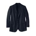 Men's Big & Tall KS Signature 2-Button Classic Blazer by KS Signature in Black Twill (Size 52)