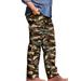 Men's Big & Tall Boulder Creek® Renegade Side-Elastic Waist Cargo Pants by Boulder Creek in Deep Camo (Size 48 40)