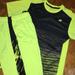 Nike Bottoms | Boys Neon Bundle. Nike Shorts And Russell Shirt. | Color: Black/Yellow | Size: Xlb