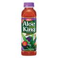 OKF Aloe Vera King Grape Drink, Sweet and Refreshing W/Chewable Aloe added. -16.90fl Oz (Grape, 10)