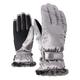 Ziener Gloves Women's Kim Ski Gloves, womens, 801117, Metallic Silver, 8