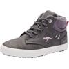 Sneaker KANGAROOS "Kavu X", Gr. 34, grau (grau, rosa), Synthetik, Textil, sportlich, Schuhe, gefüttert