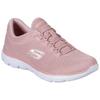 Slip-On Sneaker SKECHERS "Summits", Damen, Gr. 37, rosa, Textil, Synthetik, sportlich, Schuhe, Slipper, Freizeitschuh, Komfortschuh mit gepolstertem Schaftrand