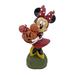 Back Yard Glory Disney Minnie Mouse w/ Jack-O-Lantern Garden Statue Resin/Plastic in Brown/Green/Red | 12 H x 4.5 W x 3.5 D in | Wayfair 06-537-32